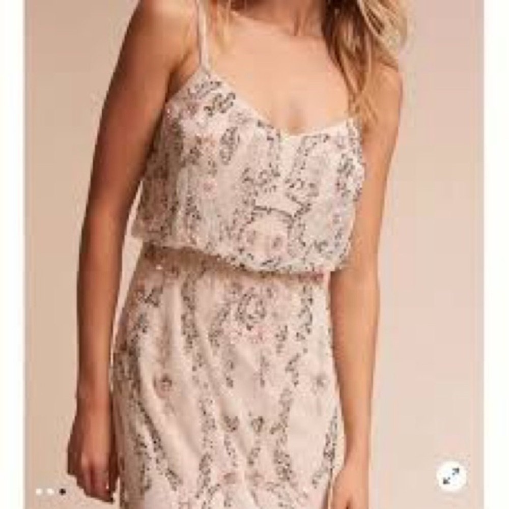 Altar'd State Cream Floral Maxi Dress